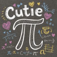 Cutie Pi Math Equation Coquette Bow Day Cotton Canvas Backpack