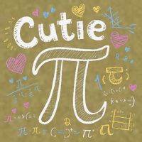 Cutie Pi Math Equation Coquette Bow Day Garment-Dyed Women's Muscle Tee