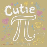 Cutie Pi Math Equation Coquette Bow Day Button