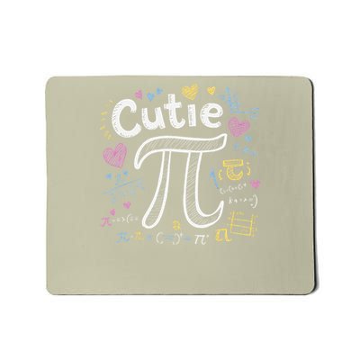Cutie Pi Math Equation Coquette Bow Day Mousepad