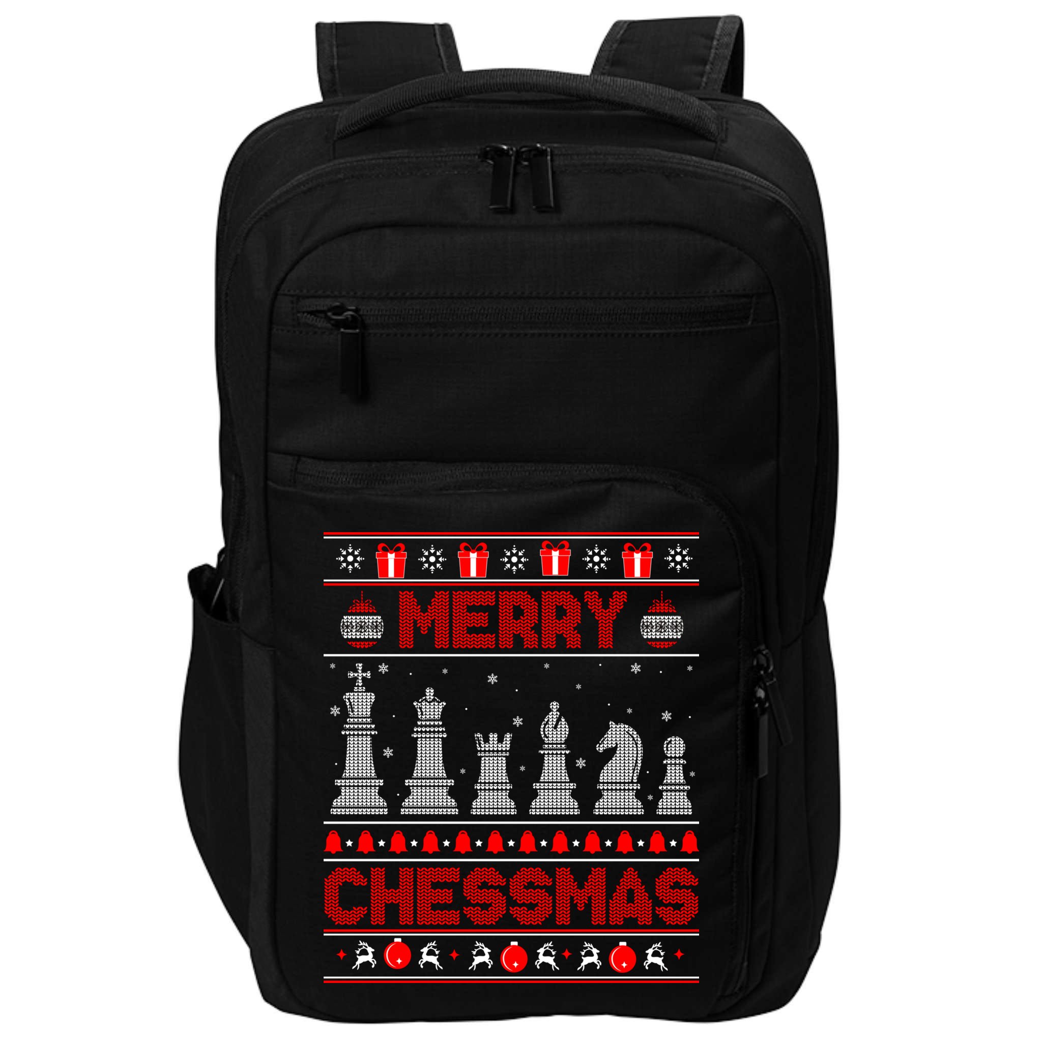 Chess Player Merry Chessmas Christmas Ugly Sweater Great Gift Impact Tech Backpack
