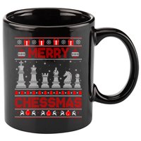 Chess Player Merry Chessmas Christmas Ugly Sweater Great Gift 11oz C Handle Ceramic Mug
