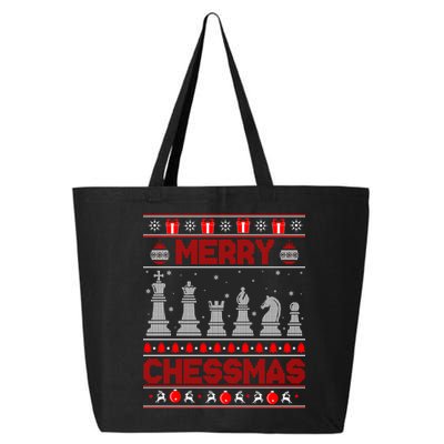 Chess Player Merry Chessmas Christmas Ugly Sweater Great Gift 25L Jumbo Tote