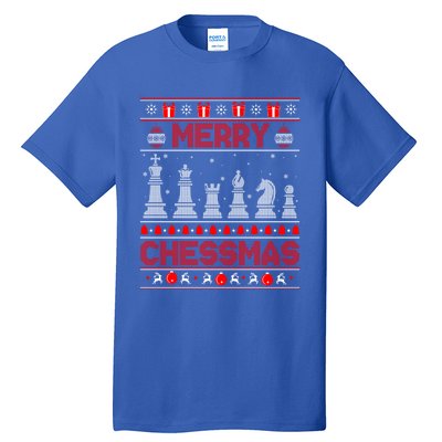 Chess Player Merry Chessmas Christmas Ugly Sweater Great Gift Tall T-Shirt