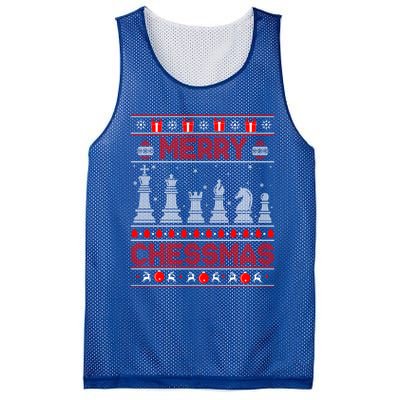 Chess Player Merry Chessmas Christmas Ugly Sweater Great Gift Mesh Reversible Basketball Jersey Tank