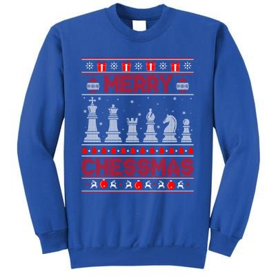 Chess Player Merry Chessmas Christmas Ugly Sweater Great Gift Tall Sweatshirt