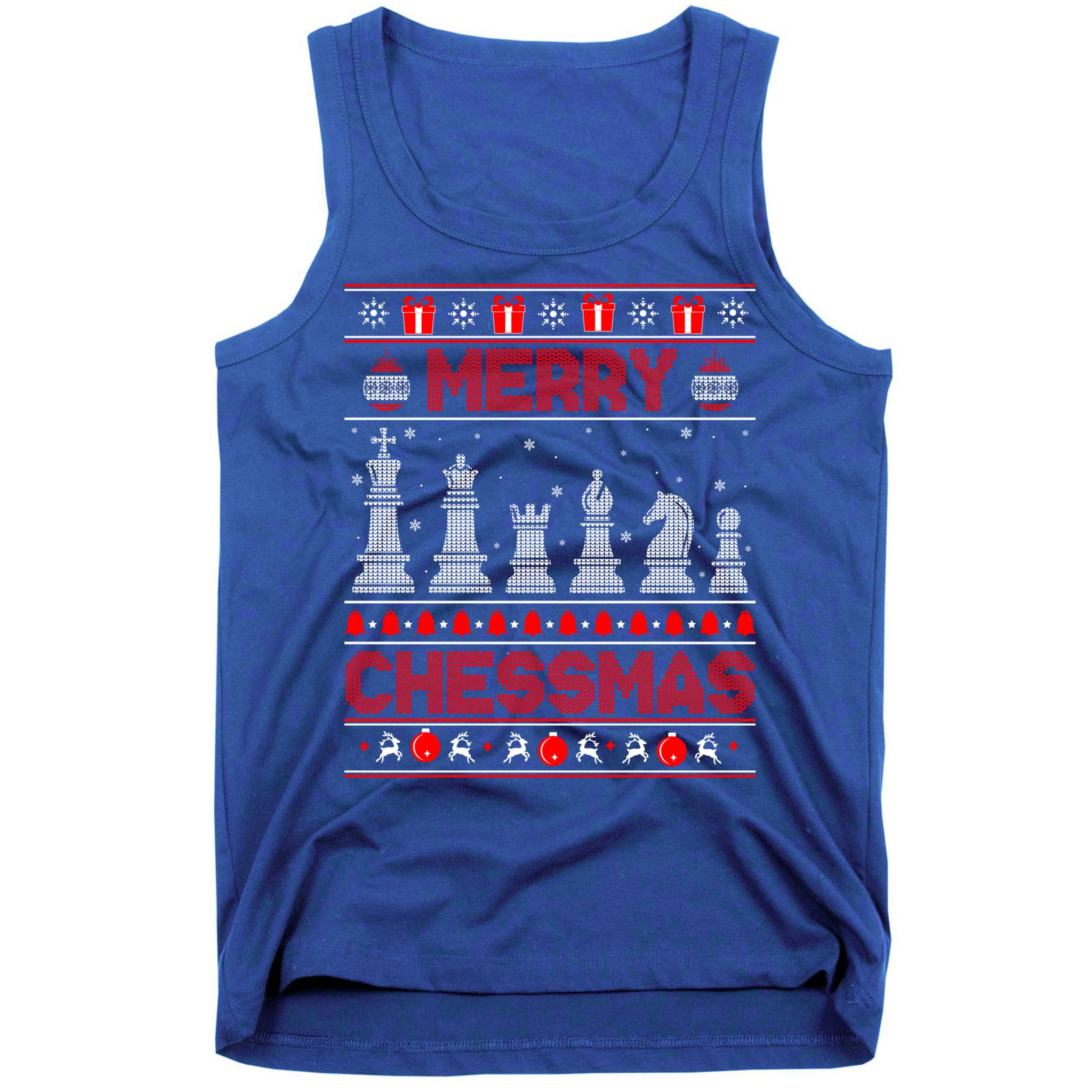 Chess Player Merry Chessmas Christmas Ugly Sweater Great Gift Tank Top