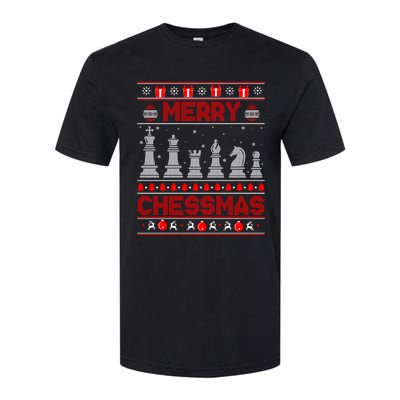 Chess Player Merry Chessmas Christmas Ugly Sweater Great Gift Softstyle CVC T-Shirt