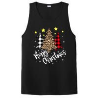 Christmas Pajamas Matching Xmas Merry Christmas Tree Leopad Gift PosiCharge Competitor Tank