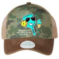 Cute Pickleball Meme If You Want A Soft Serve Go Get Ice Cream Gift Legacy Tie Dye Trucker Hat