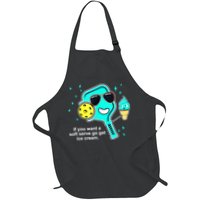 Cute Pickleball Meme If You Want A Soft Serve Go Get Ice Cream Gift Apron