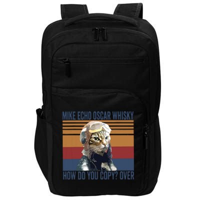 Cat Pilot Mike Echo Oscar Whisky How Do You Copy Impact Tech Backpack