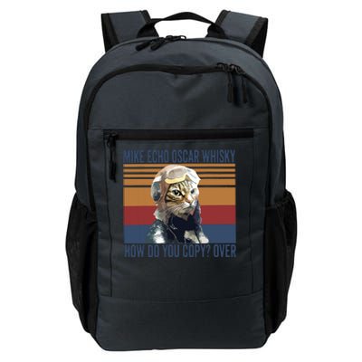 Cat Pilot Mike Echo Oscar Whisky How Do You Copy Daily Commute Backpack