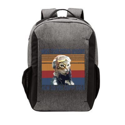 Cat Pilot Mike Echo Oscar Whisky How Do You Copy Vector Backpack