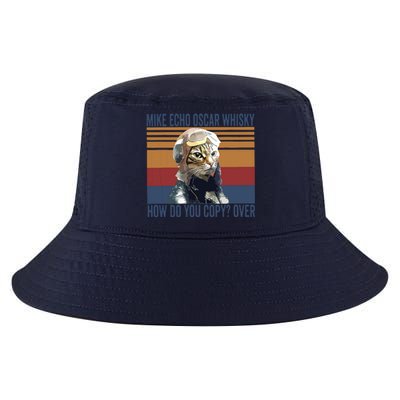 Cat Pilot Mike Echo Oscar Whisky How Do You Copy Cool Comfort Performance Bucket Hat