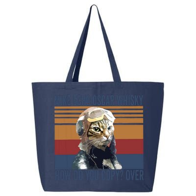 Cat Pilot Mike Echo Oscar Whisky How Do You Copy 25L Jumbo Tote