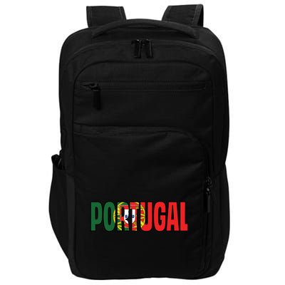 Cool Portugal Mashup Word Flag Impact Tech Backpack