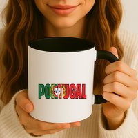 Cool Portugal Mashup Word Flag Mug