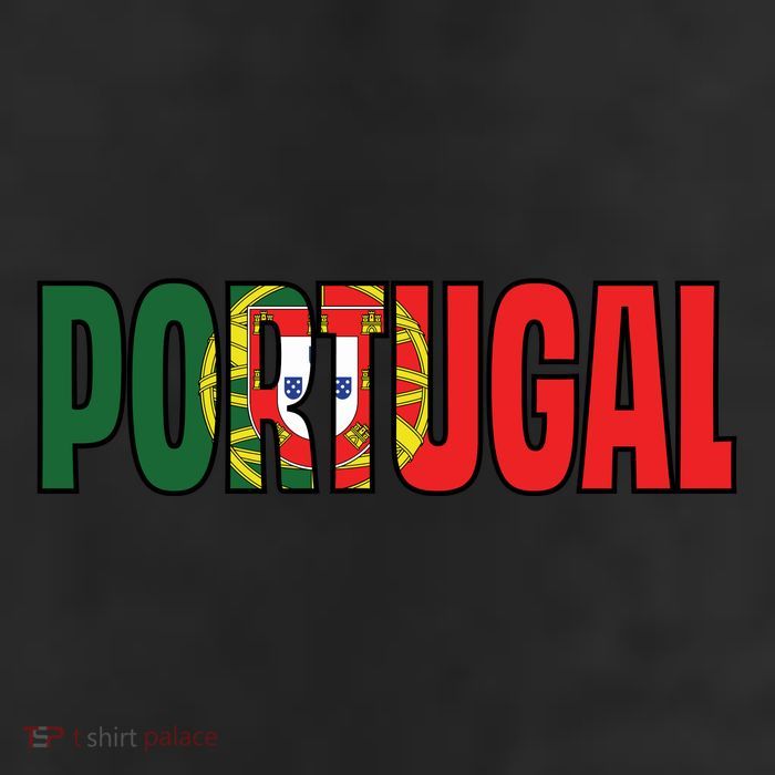 Cool Portugal Mashup Word Flag 25L Jumbo Tote