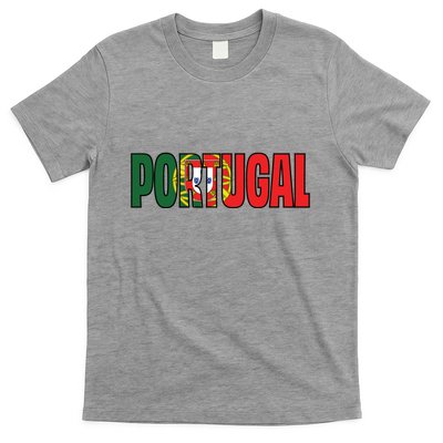 Cool Portugal Mashup Word Flag T-Shirt
