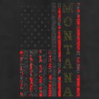 Cool Patriotic Montana Usa Us Flag 7 Panel Mesh Trucker Snapback Hat