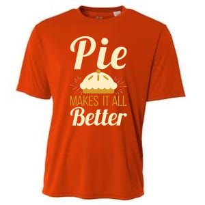 Cool Pie Makes It All Better Bakers Gift Cooling Performance Crew T-Shirt