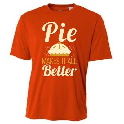 Cool Pie Makes It All Better Bakers Gift Cooling Performance Crew T-Shirt