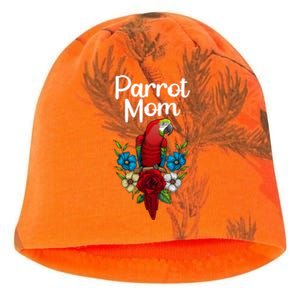 Cool Parrot Mom For Wo Girls Tropical Bird Lovers Owners Kati - Camo Knit Beanie