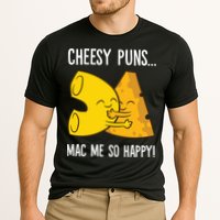 Cheesy Puns Mac Me So Happy Funny Mac And Cheese Gift Cooling Performance Crew T-Shirt