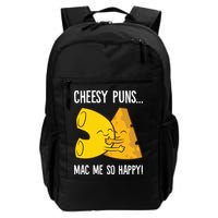 Cheesy Puns Mac Me So Happy Funny Mac And Cheese Gift Backpack