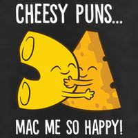 Cheesy Puns Mac Me So Happy Funny Mac And Cheese Gift Golf Towel