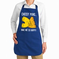 Cheesy Puns Mac Me So Happy Funny Mac And Cheese Gift Apron