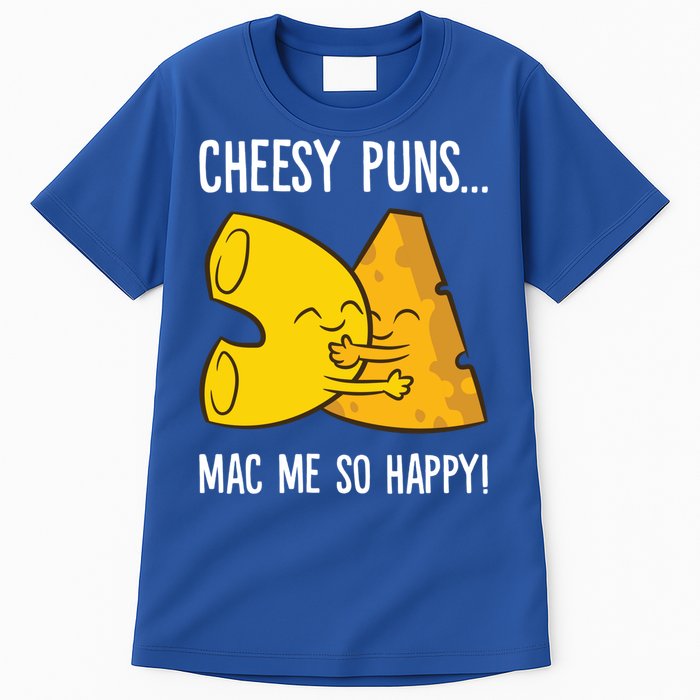 Cheesy Puns Mac Me So Happy Funny Mac And Cheese Gift Tall T-Shirt