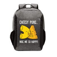 Cheesy Puns Mac Me So Happy Funny Mac And Cheese Gift Vector Backpack