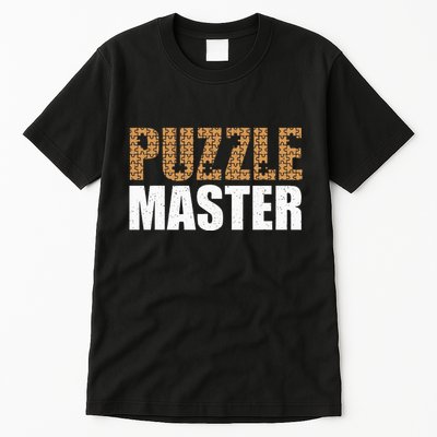 Cool Puzzle Master Jigsaw Piece Puzzle Lovers Tall T-Shirt