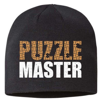 Cool Puzzle Master Jigsaw Piece Puzzle Lovers Sustainable Beanie