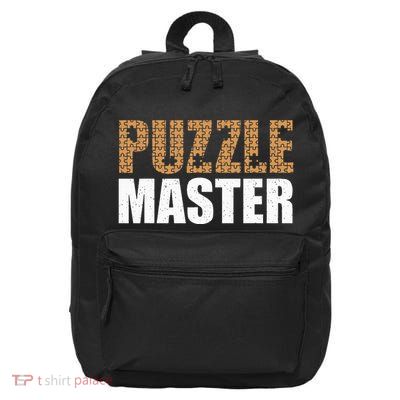 Cool Puzzle Master Jigsaw Piece Puzzle Lovers 16 in Basic Backpack