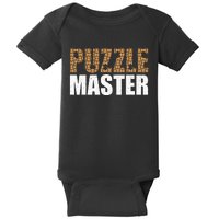 Cool Puzzle Master Jigsaw Piece Puzzle Lovers Baby Bodysuit