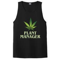 Cannabis Plant Manager Funny Marijuana Gift PosiCharge Competitor Tank