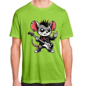 Cute Punk Mouse RockN Roll Goth Funny Punk Rock Music Funny Gift Adult ChromaSoft Performance T-Shirt