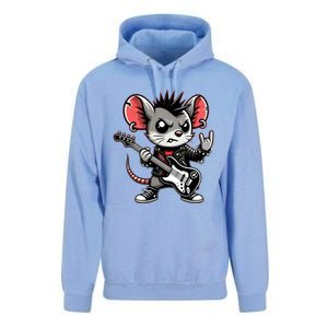 Cute Punk Mouse RockN Roll Goth Funny Punk Rock Music Funny Gift Unisex Surf Hoodie