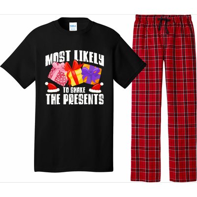 Christmas Presents Most Likely To Shake Christmas Presents Gift Pajama Set