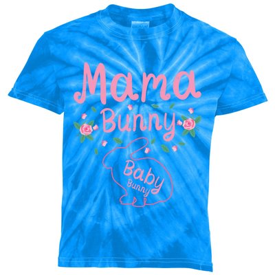 Cute Pregnant Mama Bunny Tee Bunny Cute Gift Kids Tie-Dye T-Shirt