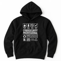 Cybersecurity Professional Not A Hacker Funny Job Hoodie