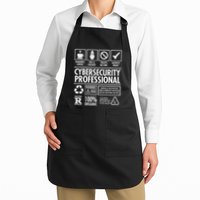 Cybersecurity Professional Not A Hacker Funny Job Full-Length Apron With Pockets