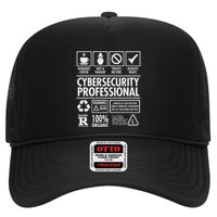 Cybersecurity Professional Not A Hacker Funny Job Trucker Hat