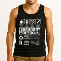 Cybersecurity Professional Not A Hacker Funny Job Tank Top