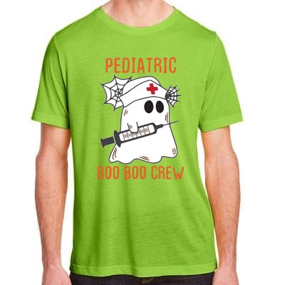 Cute Pediatric Nurse Halloween Ghost Rn Boo Boo Crew Cute Gift Adult ChromaSoft Performance T-Shirt