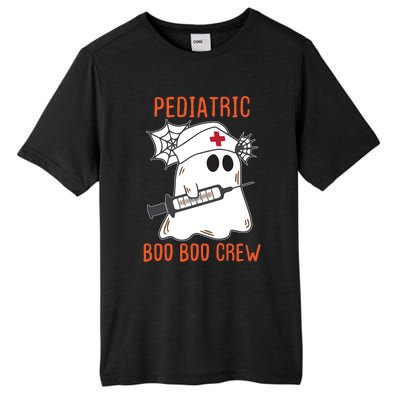 Cute Pediatric Nurse Halloween Ghost Rn Boo Boo Crew Cute Gift Tall Fusion ChromaSoft Performance T-Shirt