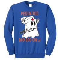 Cute Pediatric Nurse Halloween Ghost Rn Boo Boo Crew Cute Gift Sweatshirt